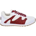 thumbnail image 3 of Women's Cuce  White Arizona Cardinals Glitter Sneakers, 3 of 3