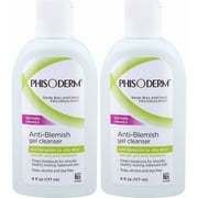 Phisoderm Anti-Blemish Gel Cleanser 6 oz (Pack of 2)