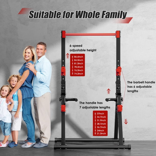 Free Standing Foldable Pull Up Bar, Triangular Power Tower Workout