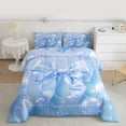 thumbnail image 2 of Feelyou Balloon Ribbon Twin Comforter Sets, Happy Birthday Party Bedding Set, 2 Pieces, 2 of 8