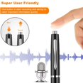 thumbnail image 3 of 16GDigital Voice Recorder Pen Portable USB MP3 Playback Mini Grabación de voz para conferencias Reuniones brillar Electrónica, 3 of 4