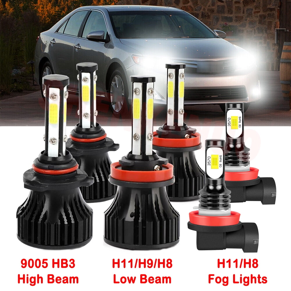H11 9005 High&Low Beam for Toyota Camry 2007 2008 2009 2010 2011 2012 ...