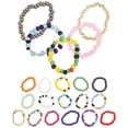 thumbnail image 1 of 21pcs anillos de cuentas anillos de cuentas anillos de los dedos anillos de verano joyas para mujeres niñas, 1 of 6