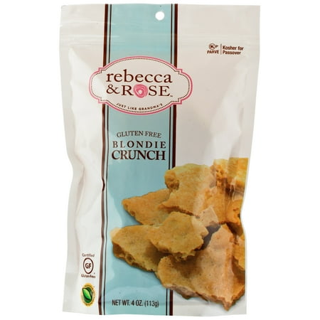 Rebecca & Rose Blondie Crunch Brittle, 4 Oz (Kosher for Passover)