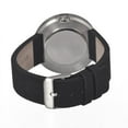 thumbnail image 2 of The 1200 Leather-Band Unisex Watch - Silver/Black, 2 of 3