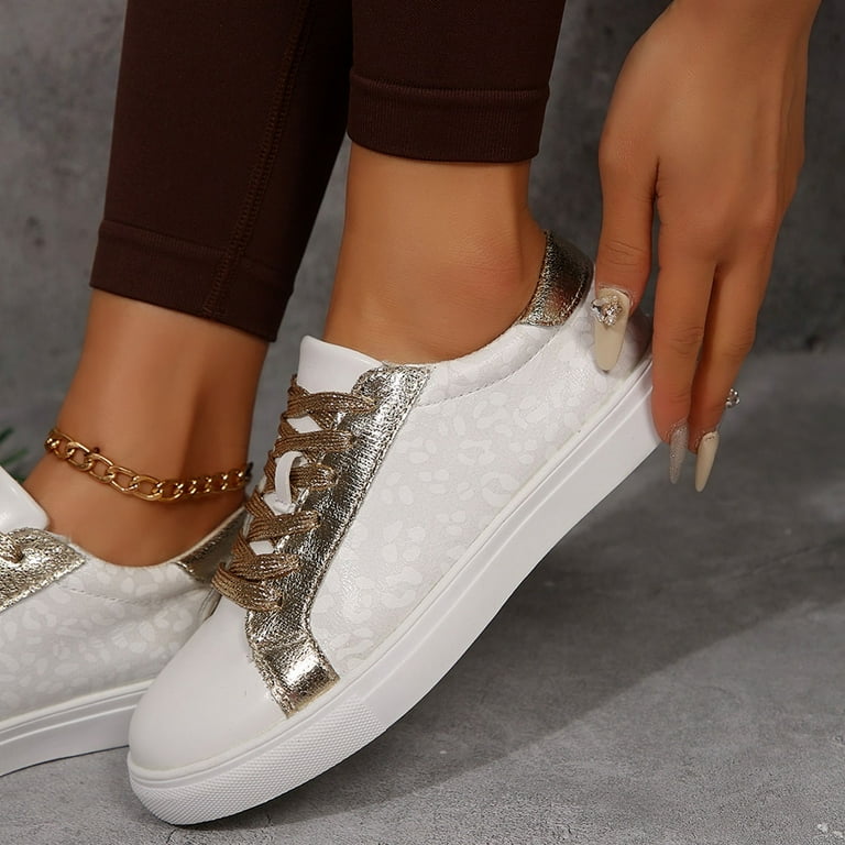 XDDST Casual Shoes for Women Women's Fashion Sneakers | Casual Lace Up Low  Top Tennis Shoes | Cute Trendy Dressy Sneakers - Walmart.com