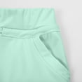 thumbnail image 6 of Manxivoo Casual Pants for Women Summer New Casual Cropped Elastic Pants for Women Fashion Casual Fashion Shorts Trousers Solid Ppants Women's Pants Mint Green M, 6 of 8