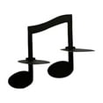 thumbnail image 2 of ZhyrZng Musical Note Candle Holder Wall Decor - Black Iron Sconce 10 Inch featuring Elegant Metal Craft for Living Room Bedroom Home Art Decoration Musician Gift, 2 of 6