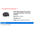 thumbnail image 2 of HVAC Defrost Mode Door Actuator - Compatible with 2010 - 2014 Ford Mustang 2011 2012 2013, 2 of 2