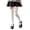 White1, variant on Girls Knee High Cute Cartoon Bunny Design Soft Comfortable Stretchy Casual Crew Socks For Toddler And Kids Black,One Size