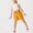 Yellow, variant on Eltusu Girls Summer Outfit Sets, Cotton Flutter Sleeve Comfy T-Shirts with Shorts Sets Hot Pink Size 1-5 T