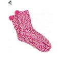 thumbnail image 3 of PULLIMORE Womens Fuzzy Cozy Slipper Socks Winter Warm Fluffy Plush Crew Sleeping Sock (Pink), 3 of 8
