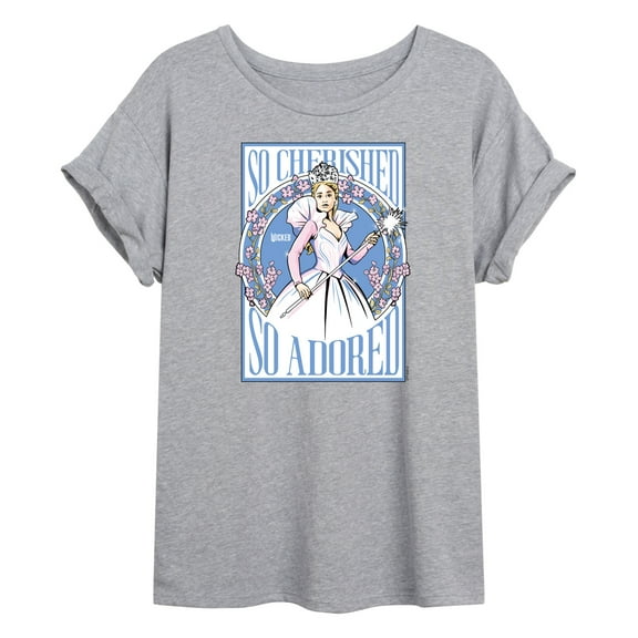 Wicked: Part 2 -  Glinda So Cherished - Women's Oversized Graphic T-Shirt