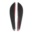 thumbnail image 1 of 2 uds alerón del parachoques delantero del coche pegatina de estilo de fibra de carbono de goma para decoración automática, 1 of 11