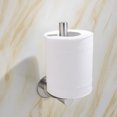 thumbnail image 3 of Injueey Soporte de rollo de papel de acero inoxidable plateado, estante para cocina, baño, baño, jardín, patio delantero, soporte de tejido Juegos de accesorios de baño Injueey HA010219-00B, 3 of 5