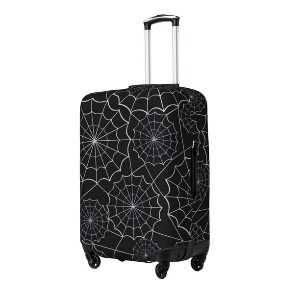 Balery Spider Web Black Funda de equipaje, fundas para maletas, elástica, lavable, protector de maletas, compatible con maletas de 18 a 32 pulgadas-Medium