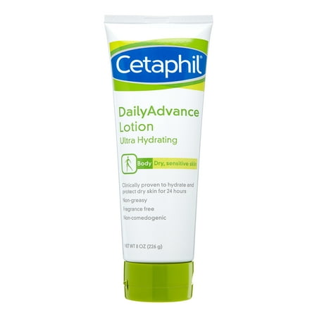 Cetaphil For Dry, Sensitive Skin Daily Advance Ultra Hydrating Lotion, 8