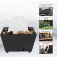 thumbnail image 2 of EIGTHTAIL 20004744701to Plastic Tabletop Water Fountain with LED Light Indoor  Black, 2 of 6