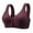 Purple, variant on Everyday Bras - Comfort Breathable Soft Cup Wireless Front Close Bras of Women