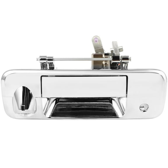 cciyu Tailgate Window Handle - Chrome (1pc) Compatible with 2007-2013 For Toyota For Tundra Replaces OE 91281;690900C051CHR | Durable & Easy Installation