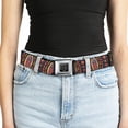 thumbnail image 5 of Buckle-Down Belt, Seatbelt Buckle Belt, Virgen De Guadalupe Roses Black Multi Color, Youth 22 to 32 Inches, 5 of 9