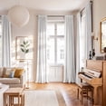 thumbnail image 2 of NICETOWN 2‑Layer 100% Blackout Curtains, White, 52" W x 84" L, 2‑Panel Set, 2 of 8