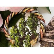 Mens 8 Inch Solid Copper and brass and nickel Cuff Bracelet CBM1085WS - 3/8 of an inch wide.