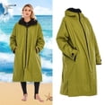 thumbnail image 4 of Albornoz Surf Cambiador Abrigo Natación Chaqueta L Talla Gris Talla Azul Talla Verde SM SunniMix Cambio de chaqueta de robo, 4 of 8
