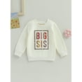 thumbnail image 2 of xiaxaixu Chandails pour Tout-Petites Filles à Manches Longues Col Rond Imprimé Léopard et Lettres Chandails Amples Hauts d'Automne, 2 of 9