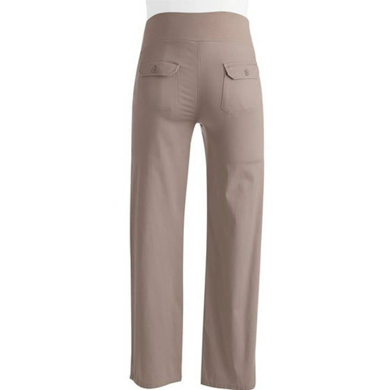 Oh! Mamma Maternity DemiPanel Basic Woven Pants