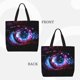 thumbnail image 2 of Fotbe v Bolsa Tote con Estampado para Mujer, Bolsos con Cremallera, Bolsa de Hombro Casual de Gran Capacidad con Bolsillos Internos, 2 of 7