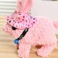 thumbnail image 6 of kjfeif 7.48" Bunny Toys Interactive Electronic Pet Toys Bunnies Can Walk and Talk, Easter Plush Stuffed Bunny Toy Walking Rabbit Educational Toys for Kids, Interactive Bunny Toys, 6 of 9