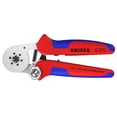 thumbnail image 1 of KNIPEX 97 55 14 Pinza autoajustable para ponchar terminales ferrul de acceso lateral Con fundas en dos componentes cromado 180 mm, 1 of 1