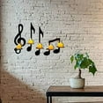 thumbnail image 5 of Music Note Wall Sconce Metal Wall Sconce Candle Holder Wall Mount Tea Light Candle Holders Musical Symbol Candle Holder, 5 of 8