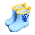 thumbnail image 5 of NAISIBABY Boots Women,Rain Boots Outdoor Rubber Waterproof Shoes Collar Gardening Lightweight Garden Shoes Light Blue Size 3T, 5 of 6