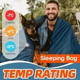 thumbnail image 4 of 0 Degree Winter Sleeping Bag for Adults Kids with Pillow, Cold Weather Sleeping Bag for 4 Season Camping Hiking Backpacking Sleeping Bags for Big and Tall, 4 of 10