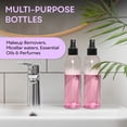 thumbnail image 4 of Fine Mist Spray Bottles 8 OZ, Empty Refillable Containers - Essential Oils, Disinfectant Spray, Water (Pack of 3, Black), 4 of 8