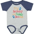 thumbnail image 3 of Inktastic Mommy and Daddy Love Me Boys or Girls Baby Bodysuit, 3 of 5