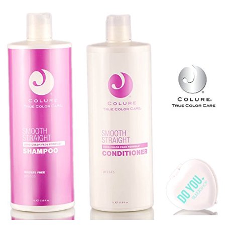 Colure Smooth Straight Shampoo Conditioner Duo Set With Sleek