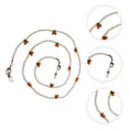 thumbnail image 2 of 1pc Delicate Anti-Lost Glasses Mask Bead Chains Anti-Skid Cheery-designed Strap, 2 of 8