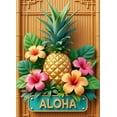 thumbnail image 4 of Decorative Design Tropical Theme Aloha Banner Colorful Theme Hibiscus Flower Pineapple Design for Summer Party Hawaiian Celebration Luau Event, 4 of 7