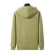 thumbnail image 2 of MHFRRA Chaqueta con Capucha de Peso Pesado, Cremallera Completa, Sudadera de Invierno Cálida para Exteriores, Ropa Informal, Suéter Suave y Cómodo Verde, 2 of 4