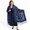 Navy Blue, variant on Grey Formal Evening Shawl Wrap, 75" x 27" Plush Draping for Events