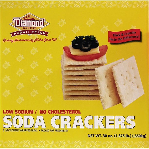 Diamond Bakery Low Sodium Soda Crackers, 30 Oz.
