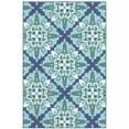 thumbnail image 2 of Style Haven  Martinque Floral Indoor-Outdoor Blue/ Green Area Rug 8'6" x 13' 9' x 12' Outdoor, Indoor Living Room, Patio Rectangle, 2 of 5