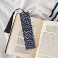 thumbnail image 4 of Kdxio Sardine Print Metal Tassel Bookmarks,Perfect Gift for Art Lovers and Bookworms Metal Bookmarks for Women, 4 of 8