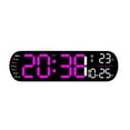 thumbnail image 1 of Reloj de pared Wosthever LED Digital Rosa profundo ABS, 1 of 6