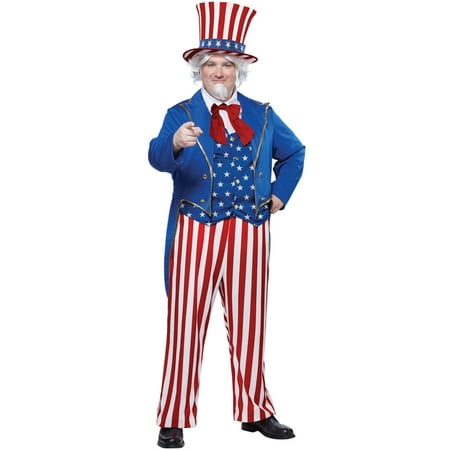 Patriotic Uncle Sam Plus Size Costume