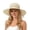 Beige, variant on Fashion Sun Hats for Women UV Protection, Wide Brim Beach Straw Derby Hat Packable Floppy for Summer Vacation UPF 50+