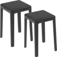 thumbnail image 1 of USHOBE 2Pack Simulation Stool Model Black Plastic Item For Courtyard Decor, 1 of 7